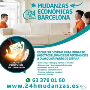 Mudanzas de Barcelona a Madrid con transporte de muebles y cajas